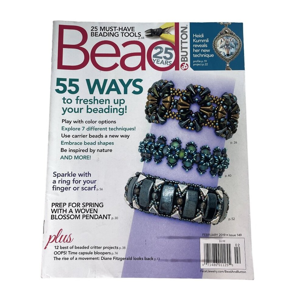 Bead & Button Magazine Jewelry Crafting Book u February 2019 Issue 149